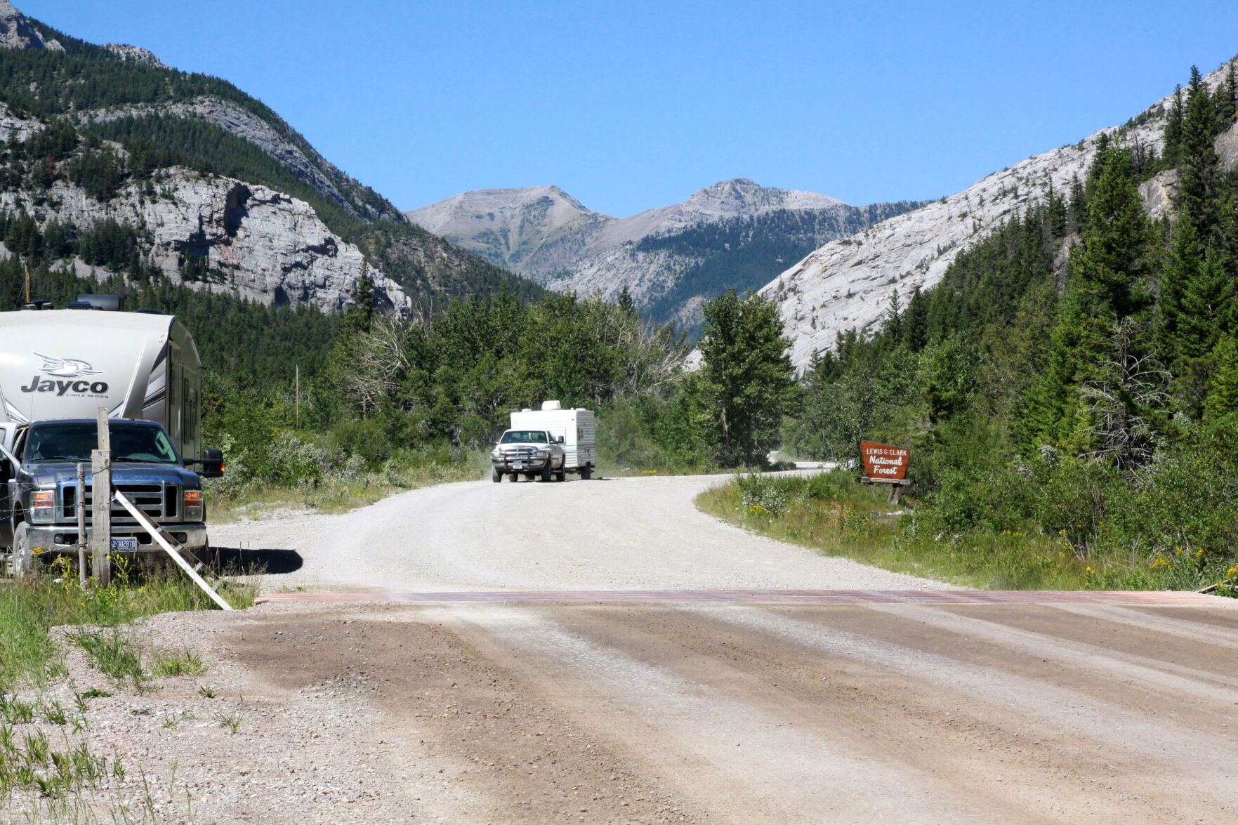 North Fork Teton Road rehab